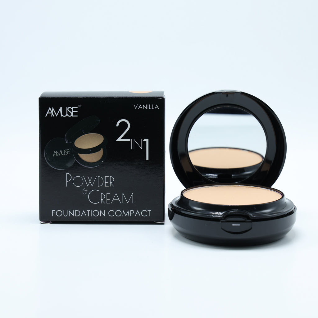 2 in 1 Powder & Cream Foundation Compact