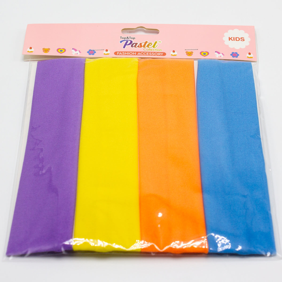Set de 4 Vinchas para Niñas de tela