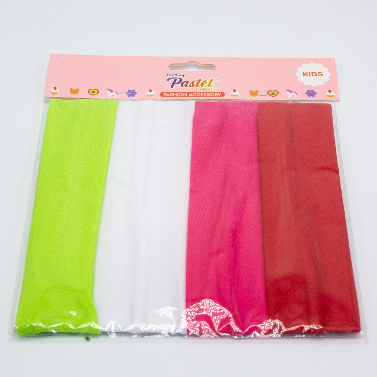 Set de 4 Vinchas para Niñas de tela