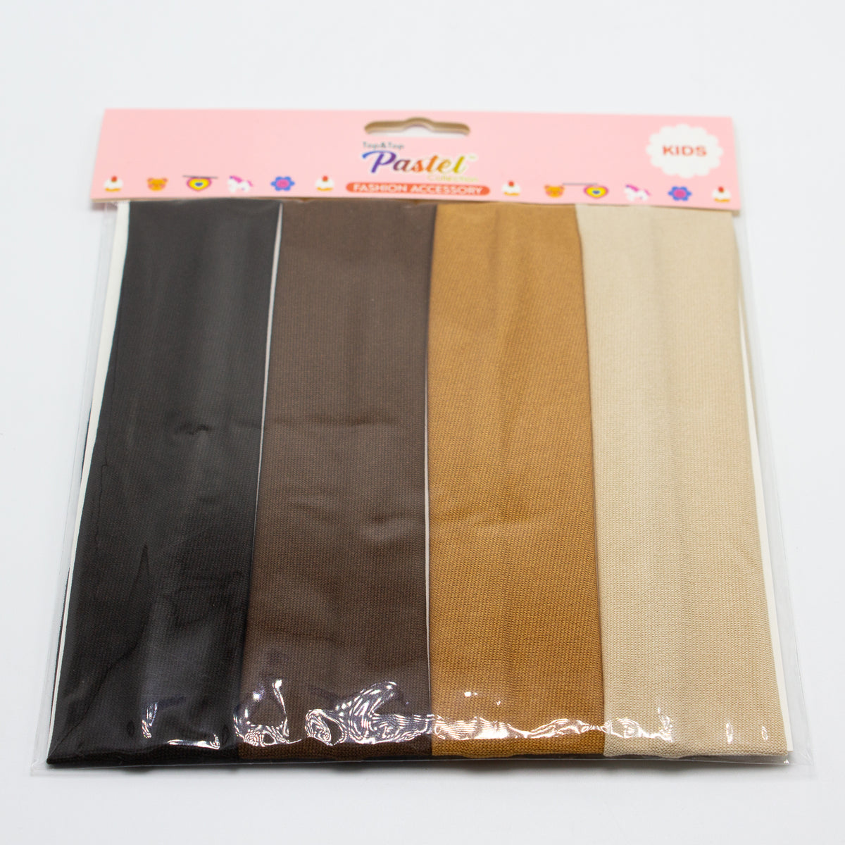 Set de 4 Vinchas para Niñas de tela